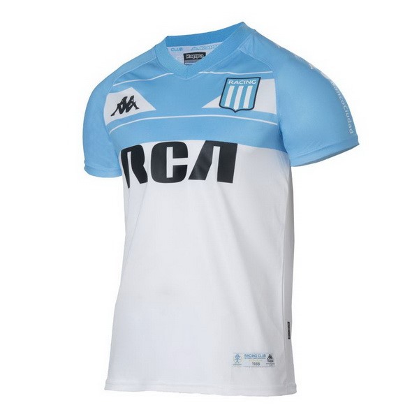 Tailandia Camiseta Racing Club 1ª Kit 100th Blanco Azul